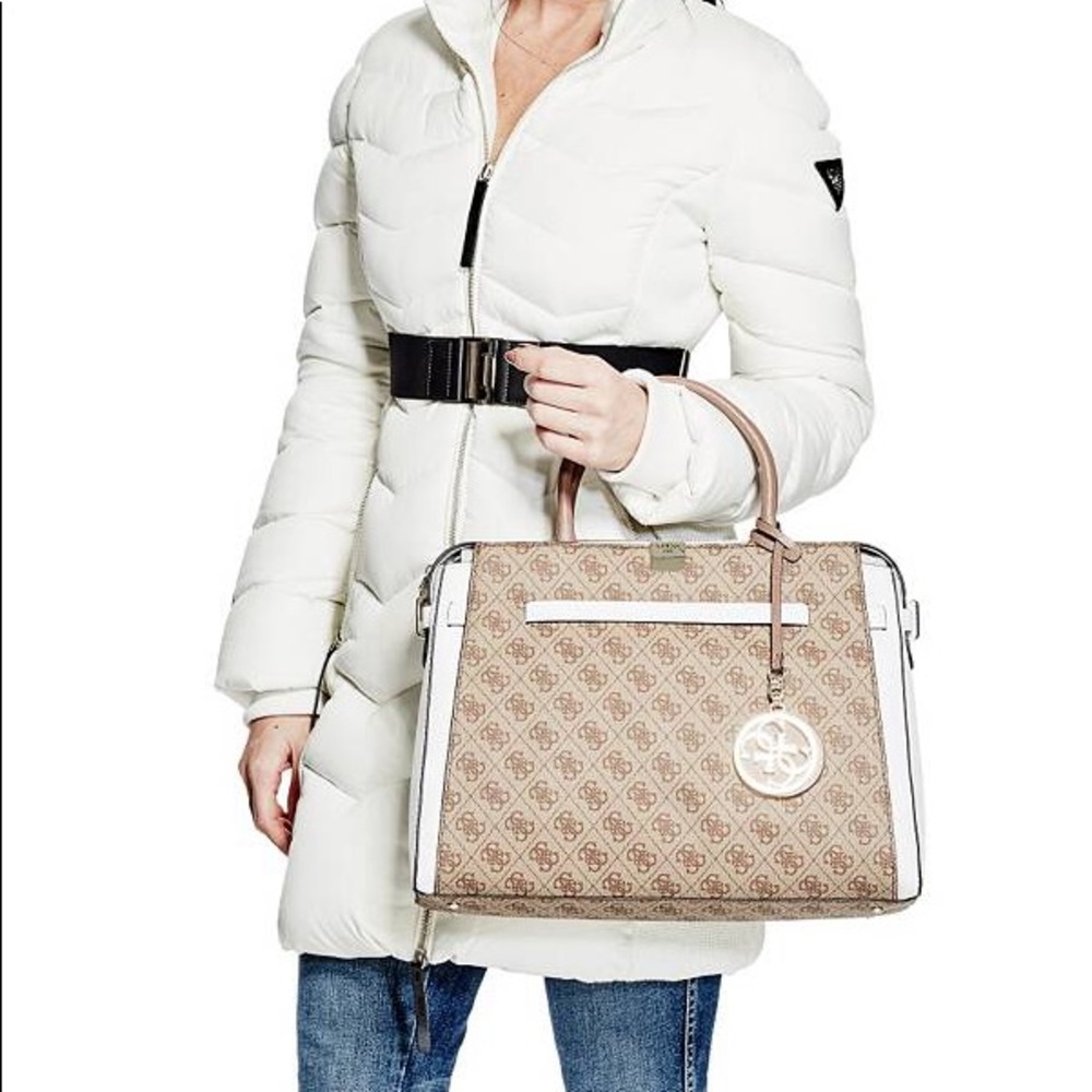 Guess Christy Top Zip Handbag.